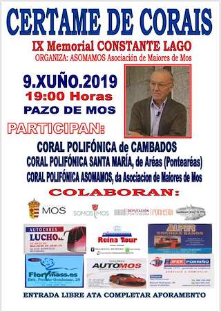 Fechas, información, programa, cartel, imágenes, mapa y ubicación de Certame de Corais   en  Mos
