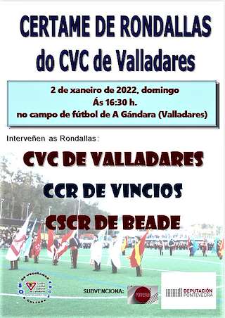 Fechas, información, programa, cartel, imágenes, mapa y ubicación de XXXIII Certame de Rondallas en Valladares  en  Vigo