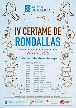 Fechas, información, programa, cartel, imágenes, mapa y ubicación de VI Certame de Rondallas   en  Vigo