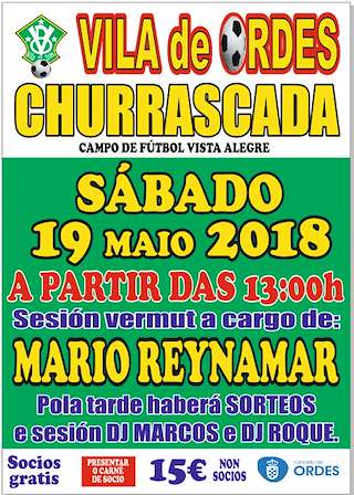 Fechas, información, programa, cartel, imágenes, mapa y ubicación de Churrascada de Vista Alegre  (2024)  en  Ordes