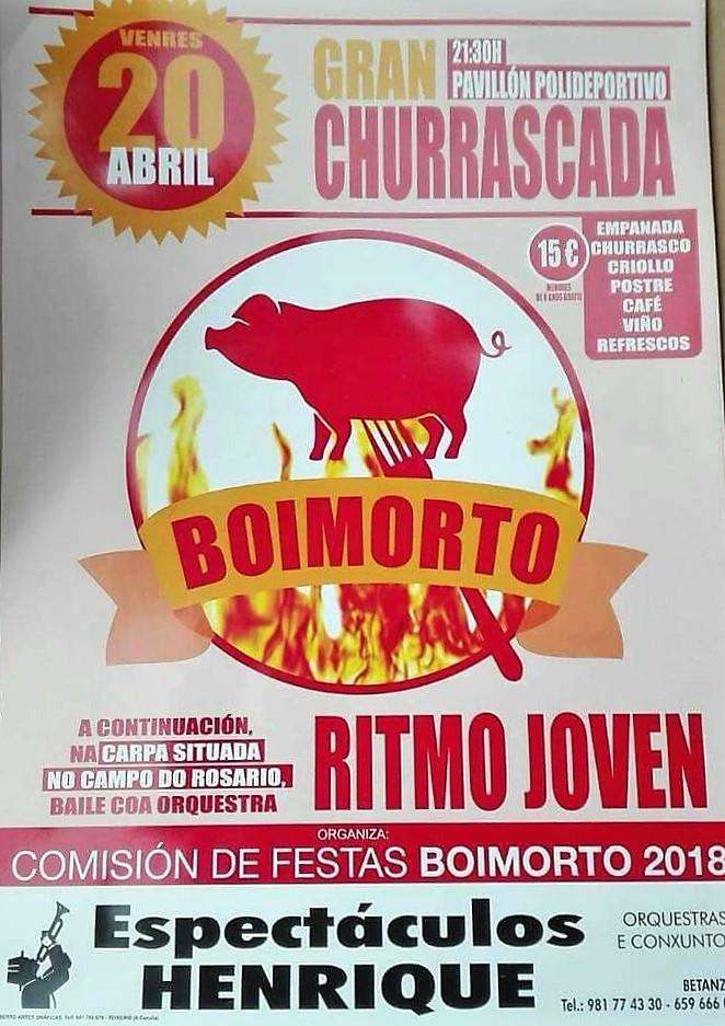 Churrascada Popular en Boimorto