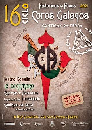 Fechas, información, programa, cartel, imágenes, mapa y ubicación de XVIII Ciclo Coros Novos e Históricos Cántigas da Terra  en  A Coruña