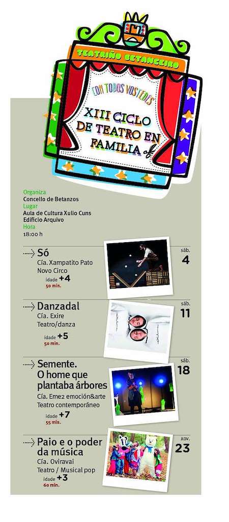 XV Ciclo de Teatro en Familia en Betanzos