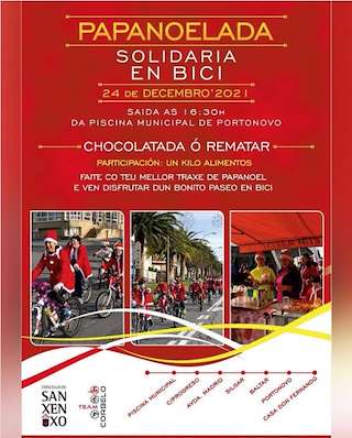 Fechas, información, programa, cartel, imágenes, mapa y ubicación de Ciclocabalgata de Papanoel  en  Sanxenxo