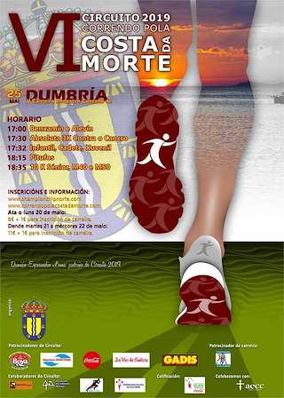 Fechas, información, programa, cartel, imágenes, mapa y ubicación de IX Circuito Correndo pola Costa da Morte - VIII Carreira Pedestre  en  Dumbría