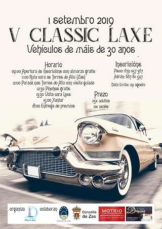 Fechas, información, programa, cartel, imágenes, mapa y ubicación de V Classic Laxe