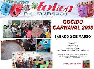 Fechas, información, programa, cartel, imágenes, mapa y ubicación de Cocido de Carnaval  en  Sobrado