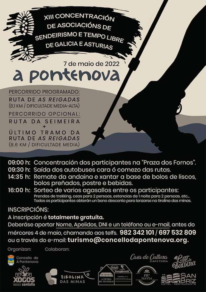 XV Concentración de Asoc. de Sendeirismo e Tempo Libre de Galicia e Asturias en A Pontenova