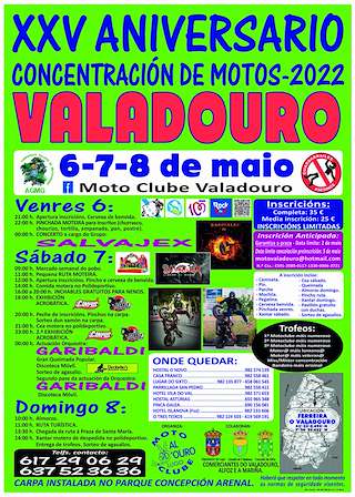 Fechas, información, programa, cartel, imágenes, mapa y ubicación de XXVII Concentración de Motos  en  O Valadouro