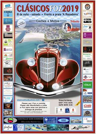 Fechas, información, programa, cartel, imágenes, mapa y ubicación de XII Concentración de Vehículos Clásicos  en  Foz