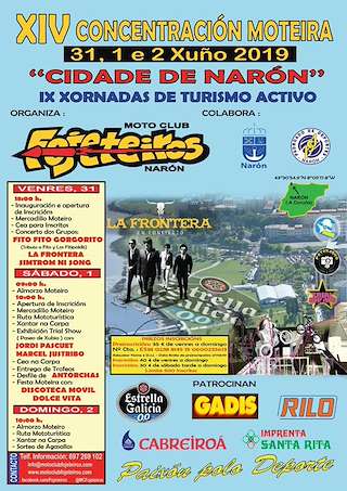 Fechas, información, programa, cartel, imágenes, mapa y ubicación de XVII Concentración Moteira  en  Narón