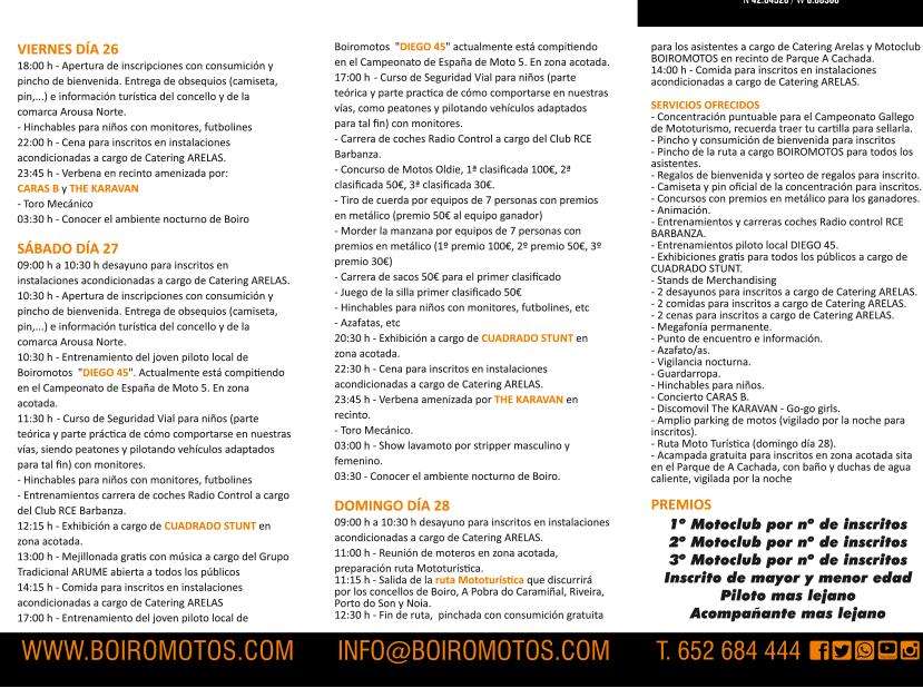 Concentración Motera  (2024) en Boiro