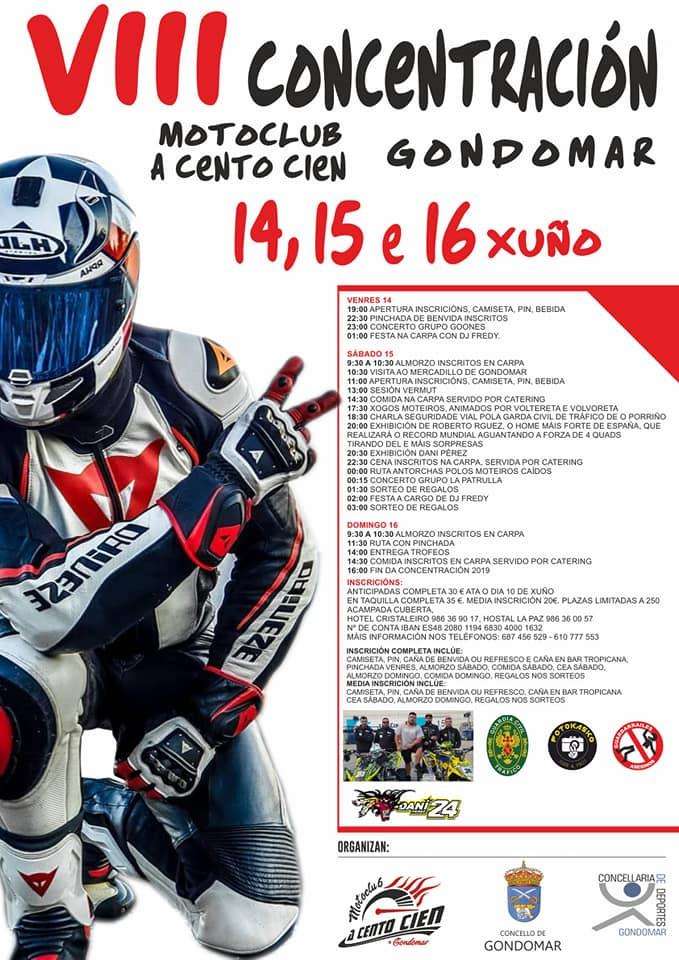 X Concentración Motoclub A Cento Cien (2024) en Gondomar