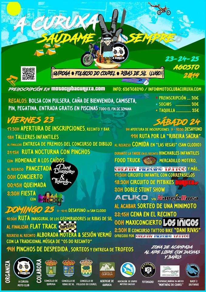VIII Concentración Mototurística A Curuxa (2024) en Quiroga