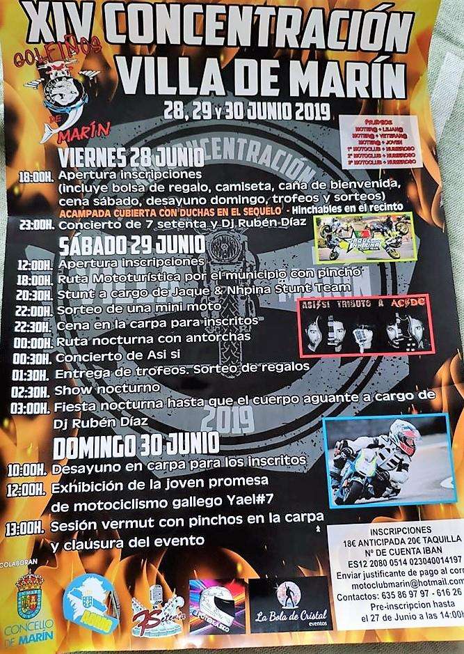 XVII Concentración Mototurística (2024) en Marín