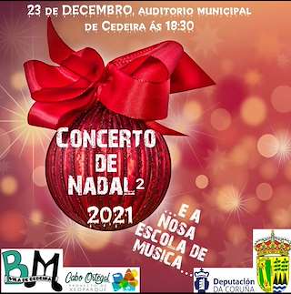 Fechas, información, programa, cartel, imágenes, mapa y ubicación de Concerto de Nadal  en  Cedeira