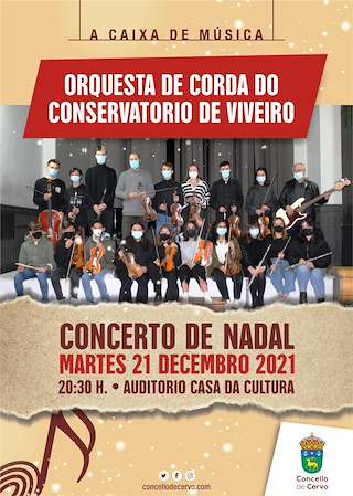 Fechas, información, programa, cartel, imágenes, mapa y ubicación de Concerto de Nadal  en  Cervo