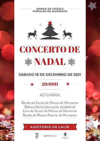 Fechas, información, programa, cartel, imágenes, mapa y ubicación de Concerto de Nadal de Muimenta   en  Lalín
