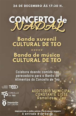 Fechas, información, programa, cartel, imágenes, mapa y ubicación de Concerto de Nadal   en  Teo