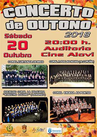 Fechas, información, programa, cartel, imágenes, mapa y ubicación de Concerto de Outono   en  As Pontes de García Rodríguez