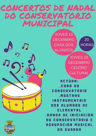 Fechas, información, programa, cartel, imágenes, mapa y ubicación de Concerto de Paxoliñas  en  A Guarda