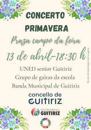 Fechas, información, programa, cartel, imágenes, mapa y ubicación de Concerto de Primavera  en  Guitiriz