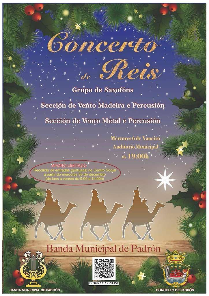 Concerto de Reis (2025) en Padrón