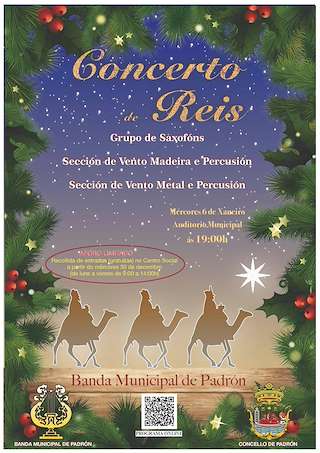 Fechas, información, programa, cartel, imágenes, mapa y ubicación de Concerto de Reis (2025)  en  Padrón