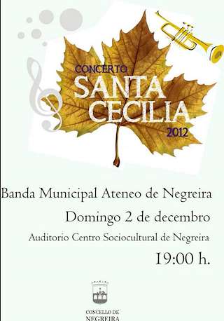 Fechas, información, programa, cartel, imágenes, mapa y ubicación de Concerto de Santa Cecilia  en  Negreira
