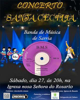 Fechas, información, programa, cartel, imágenes, mapa y ubicación de Concerto de Santa Cecilia  en  Sarria