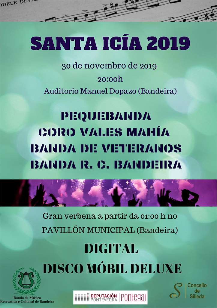 Concerto de Santa Icía de Bandeira en Silleda