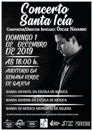 Fechas, información, programa, cartel, imágenes, mapa y ubicación de Concerto de Santa Icía  en  Silleda