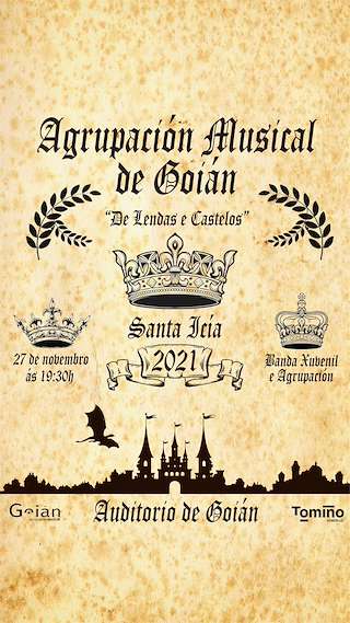 Fechas, información, programa, cartel, imágenes, mapa y ubicación de Concerto de Santa Icía   en  Tomiño