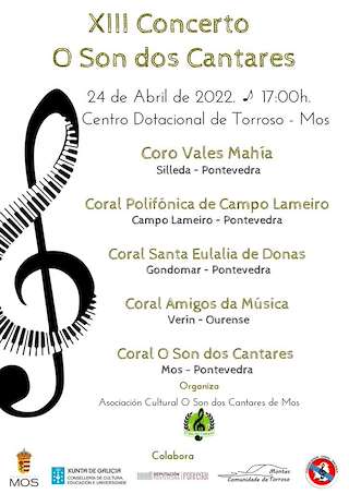 Fechas, información, programa, cartel, imágenes, mapa y ubicación de XV Concerto O Son dos Cantares  en  Mos