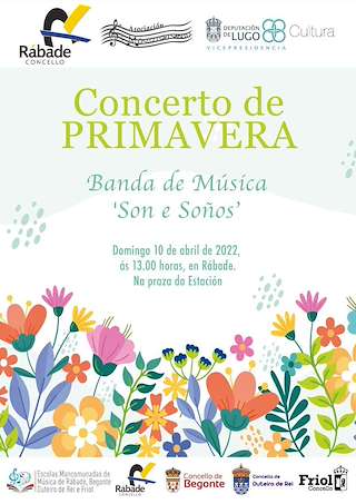 Fechas, información, programa, cartel, imágenes, mapa y ubicación de Concierto de Primavera  en  Rábade