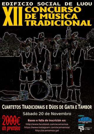 Fechas, información, programa, cartel, imágenes, mapa y ubicación de XIII Concurso de Música Tradicional  en  Teo
