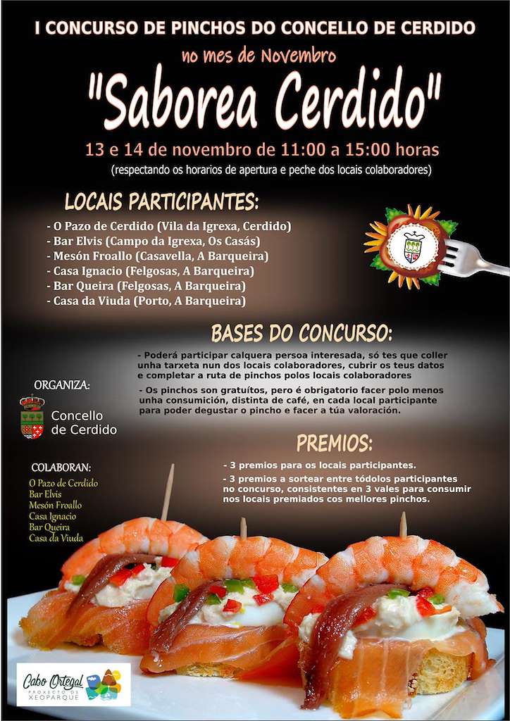 III Concurso de Pinchos Saborea Cerdido