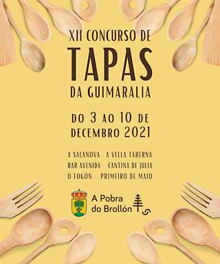 Fechas, información, programa, cartel, imágenes, mapa y ubicación de XIV Concurso de Tapas da Guimaralia  en  A Pobra do Brollón