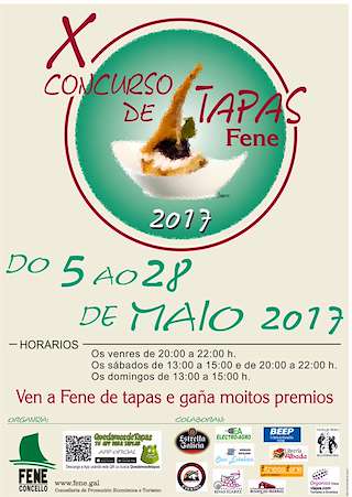 Fechas, información, programa, cartel, imágenes, mapa y ubicación de XIV Concurso de Tapas  en  Fene