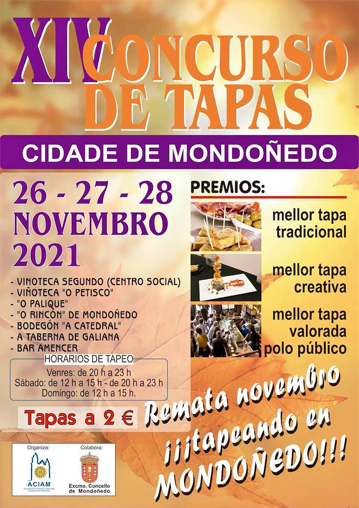 XVI Concurso de Tapas en Mondoñedo