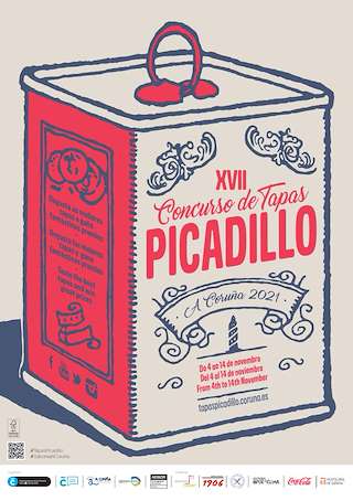 Fechas, información, programa, cartel, imágenes, mapa y ubicación de XIX Concurso de Tapas Picadillo  en  A Coruña