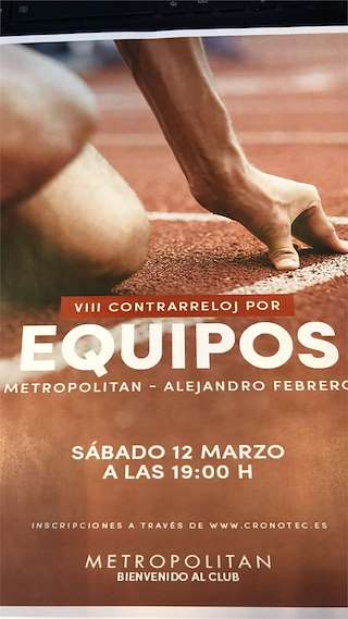 Fechas, información, programa, cartel, imágenes, mapa y ubicación de X Contrarreloxo por Equipos - Alejandro Febrero  en  Vigo
