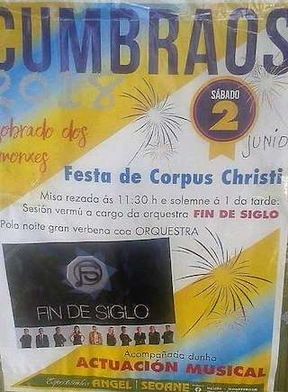 Corpus Christi de Cumbraos en Sobrado