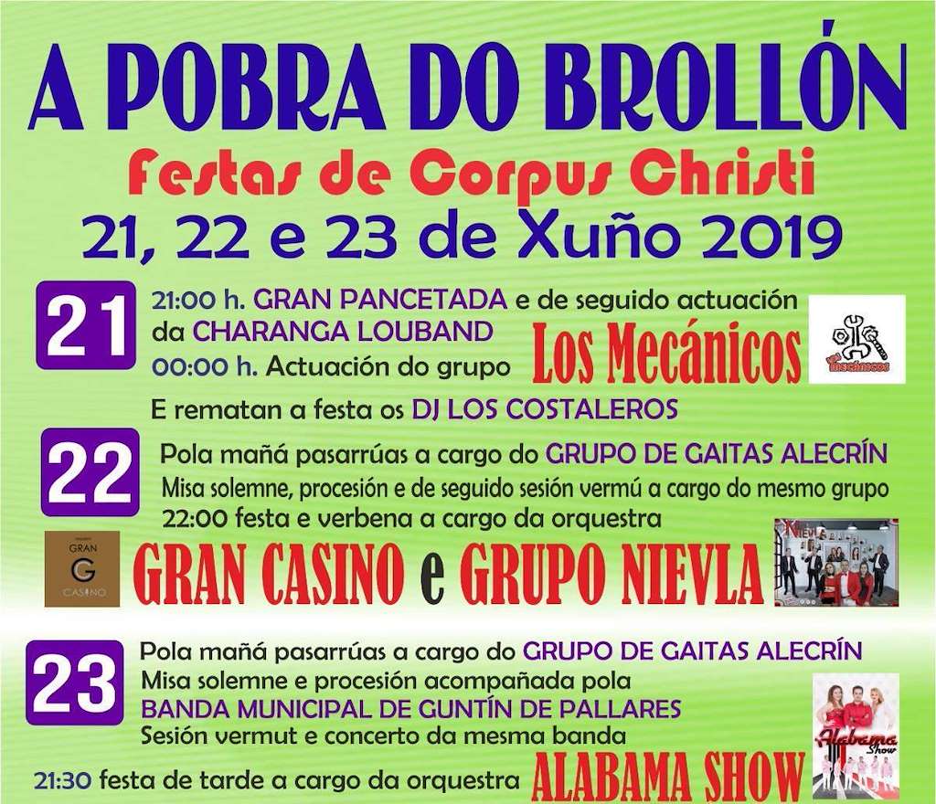 Corpus Christi en A Pobra do Brollón