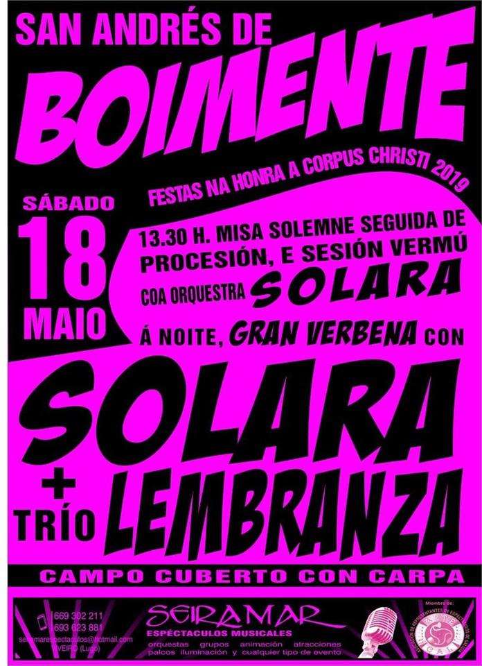 Corpus Christi de Boimente en Viveiro