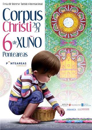 Fechas, información, programa, cartel, imágenes, mapa y ubicación de Corpus Christi  en  Ponteareas