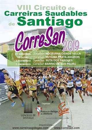Fechas, información, programa, cartel, imágenes, mapa y ubicación de X Corresan Nocturna Cidade Vella (2024)  en  Santiago de Compostela