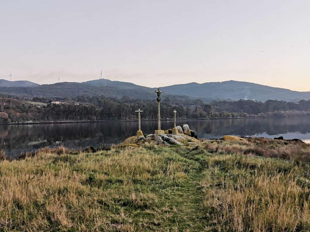 Cruceiro de As Tres Cruces en Rianxo