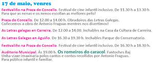 Letras Galegas - Maio Cultural en Ribeira