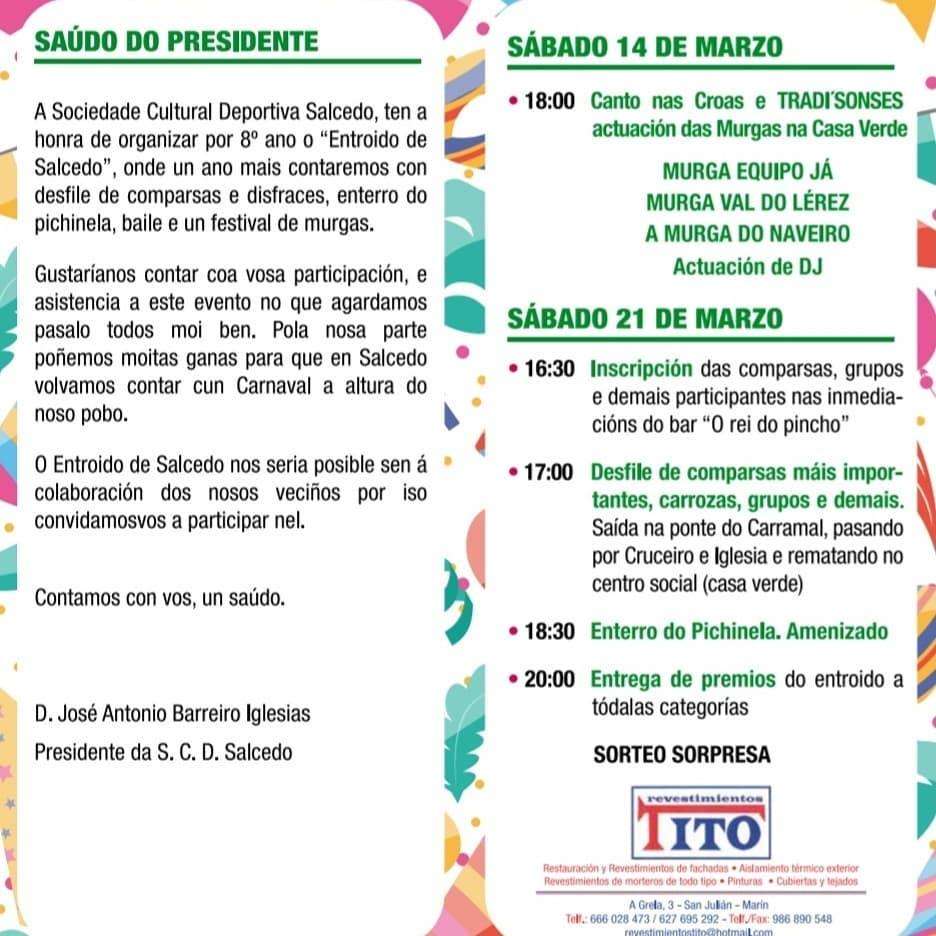 Desfile de Entroido de Salcedo en Pontevedra